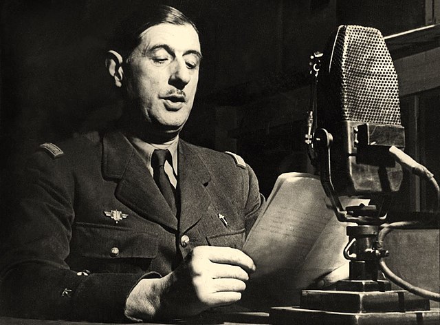 640px Charles de Gaulle au micro de la BBC