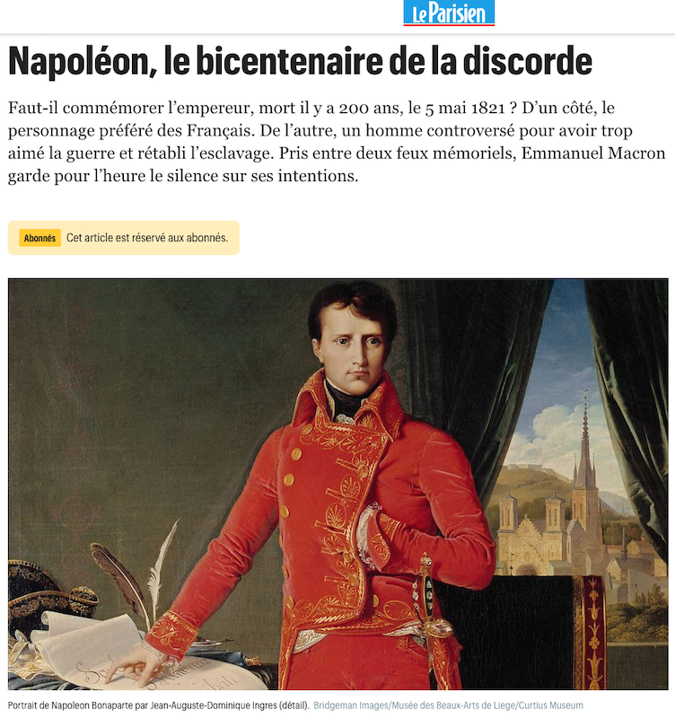 Article blog napoléon